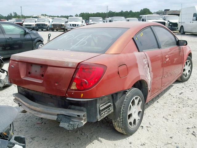 1G8AW14F93Z194965 - 2003 SATURN ION LEVEL ORANGE photo 4