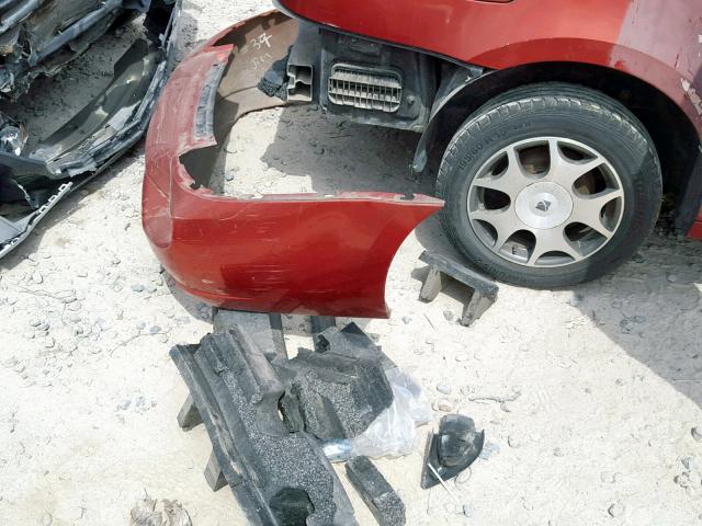 1G8AW14F93Z194965 - 2003 SATURN ION LEVEL ORANGE photo 9