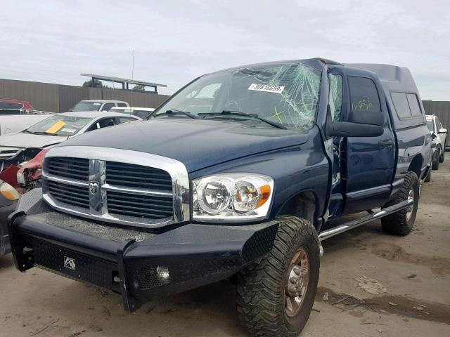1D7KS28C47J532519 - 2007 DODGE RAM 2500 S ლურჯი ფოტო 2