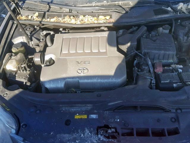 4T1BK3DB8BU389803 - 2011 TOYOTA AVALON BAS GRAY photo 7