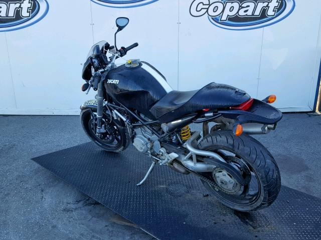 ZDM1RABP78B111370 - 2008 DUCATI MONSTER S2 BLACK photo 3