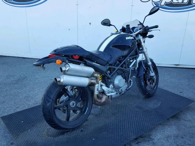 ZDM1RABP78B111370 - 2008 DUCATI MONSTER S2 BLACK photo 4