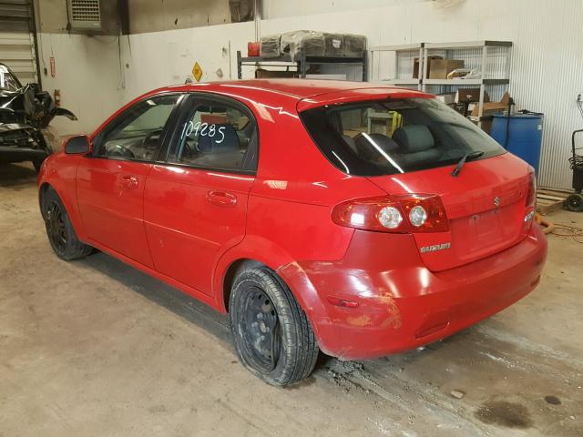 KL5JD66Z37K561010 - 2007 SUZUKI RENO BASE RED photo 3