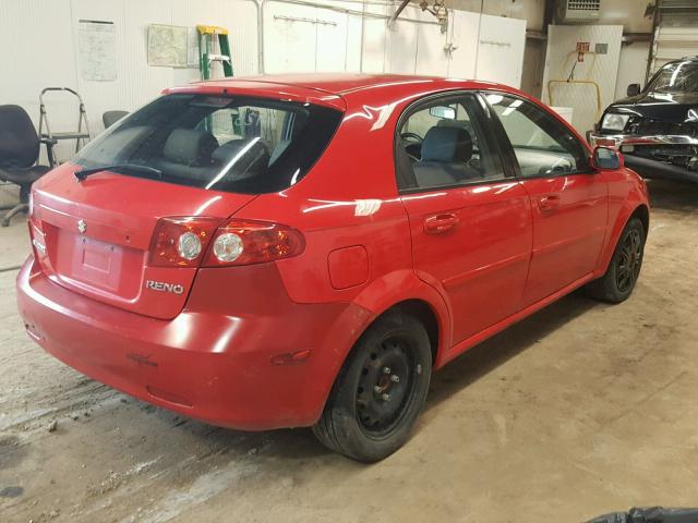 KL5JD66Z37K561010 - 2007 SUZUKI RENO BASE RED photo 4