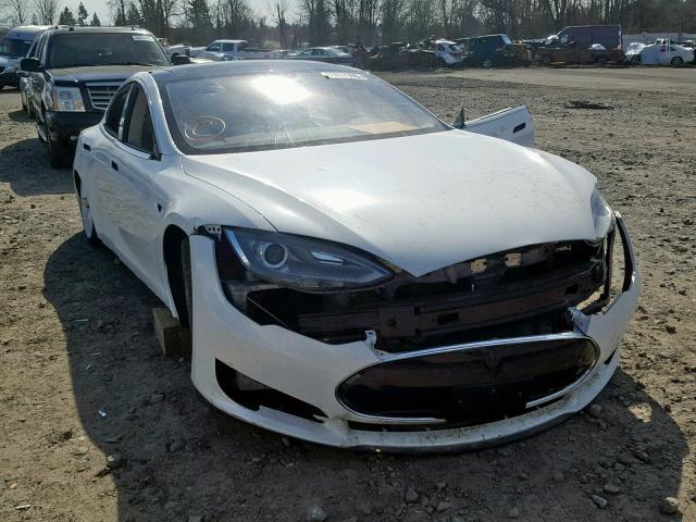 5YJSA1DP0CFS00451 - 2012 TESLA MODEL S WHITE photo 1