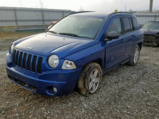 1J4NF4FB7AD501704 - 2010 JEEP COMPASS SP BLUE photo 2