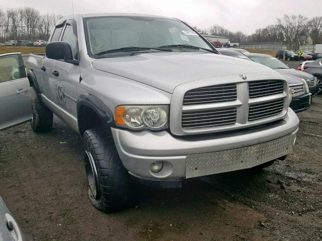 3D7KU28D13G731140 - 2003 DODGE RAM 2500 S SILVER photo 1