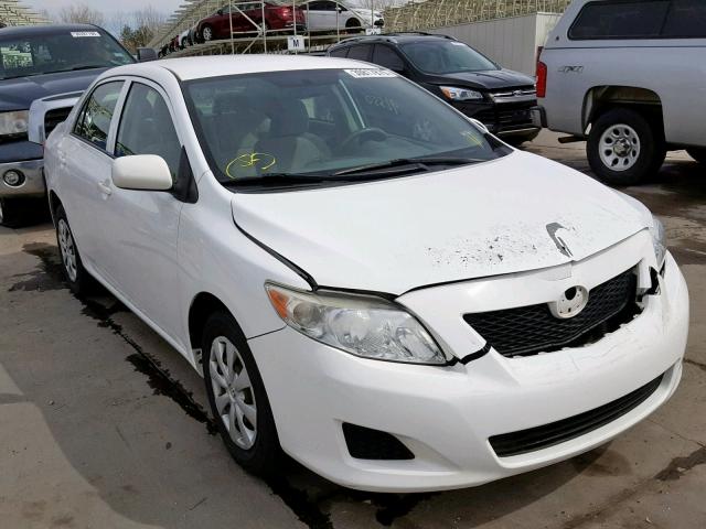 JTDBU4EE0AJ085426 - 2010 TOYOTA COROLLA BA WHITE photo 1