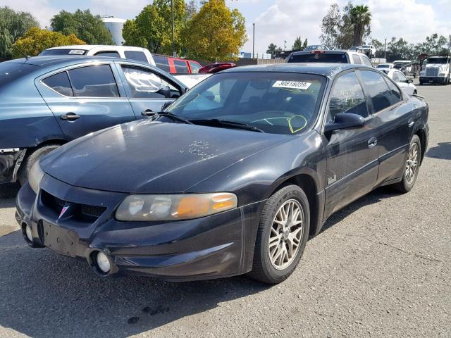 1G2HY54K514271526 - 2001 PONTIAC BONNEVILLE BLACK photo 2