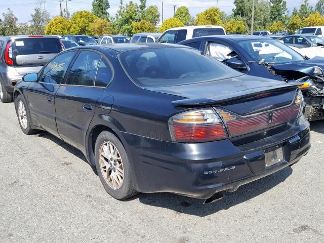 1G2HY54K514271526 - 2001 PONTIAC BONNEVILLE BLACK photo 3