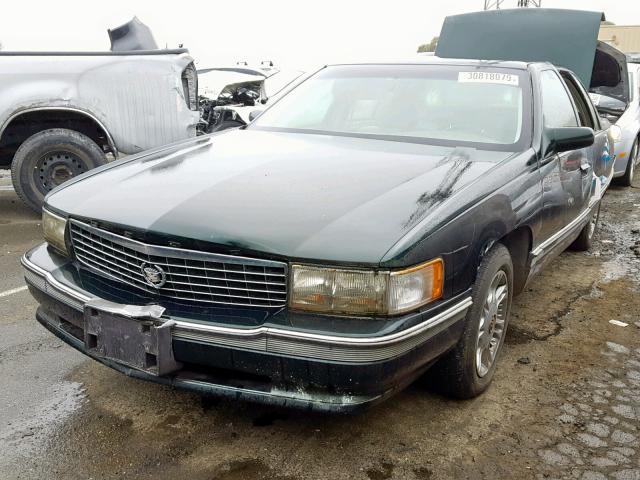 1G6KF52Y7SU306117 - 1995 CADILLAC DEVILLE CO GREEN photo 2