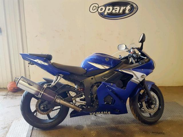 JYARJ06E84A019009 - 2004 YAMAHA YZFR6 L BLUE photo 9