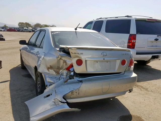 JTHBD192320058404 - 2002 LEXUS IS 300 SILVER photo 3