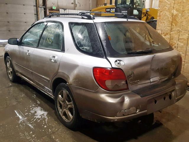 JF1GG68512G803364 - 2002 SUBARU IMPREZA OU SILVER photo 3