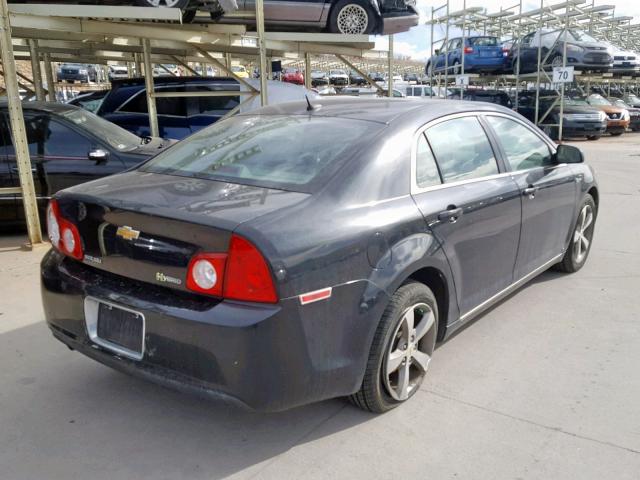 1G1ZF57509F233867 - 2009 CHEVROLET MALIBU HYB BLACK photo 4