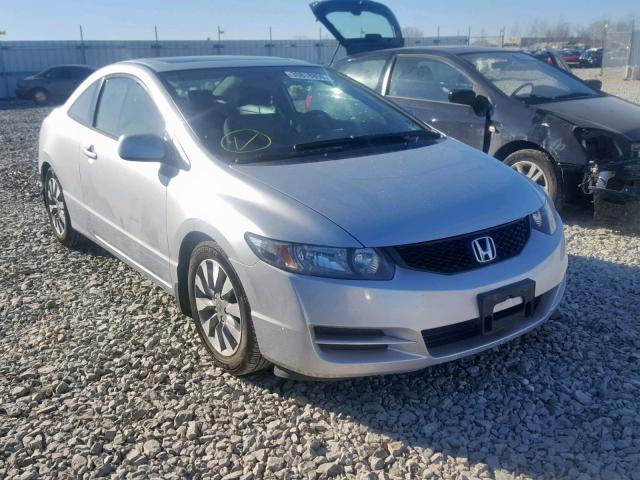 2HGFG12989H535689 - 2009 HONDA CIVIC EXL SILVER photo 1