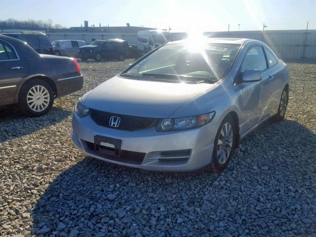 2HGFG12989H535689 - 2009 HONDA CIVIC EXL SILVER photo 2