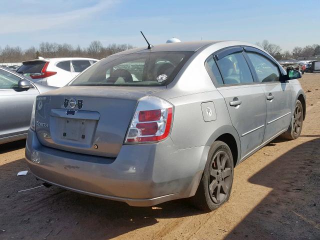 3N1AB61EX8L642612 - 2008 NISSAN SENTRA 2.0 SILVER photo 4