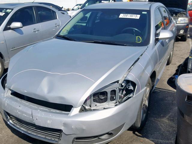 2G1WB5EN9A1207720 - 2010 CHEVROLET IMPALA LT GRAY photo 2