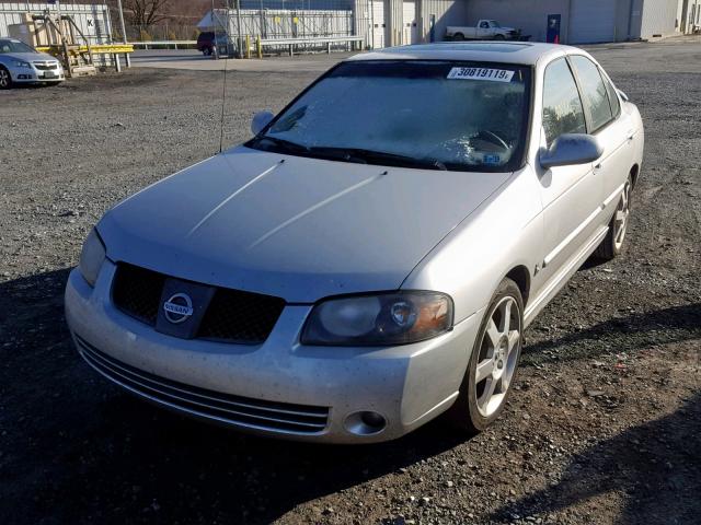 3N1AB51A86L530976 - 2006 NISSAN SENTRA SE- SILVER photo 2