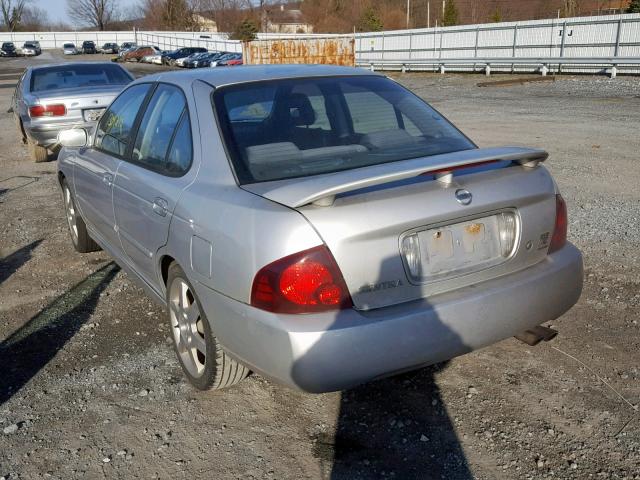 3N1AB51A86L530976 - 2006 NISSAN SENTRA SE- SILVER photo 3