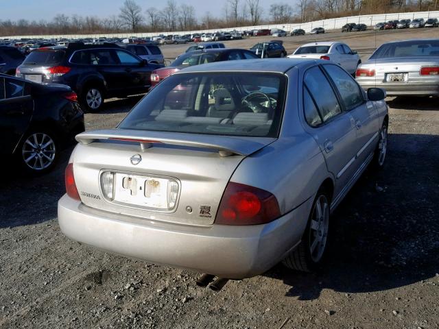 3N1AB51A86L530976 - 2006 NISSAN SENTRA SE- SILVER photo 4