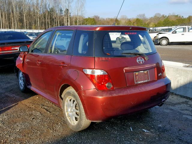 JTKKT624660131356 - 2006 TOYOTA SCION XA BURGUNDY photo 3