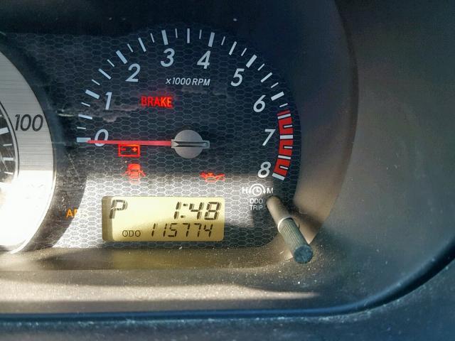 JTKKT624660131356 - 2006 TOYOTA SCION XA BURGUNDY photo 8