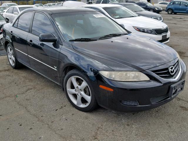 1YVHP80D855M35840 - 2005 MAZDA 6 S BLACK photo 1