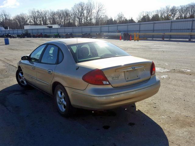 1FAFP5523YA215283 - 2000 FORD TAURUS SES GOLD photo 3