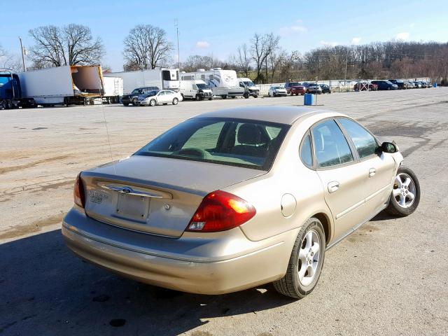 1FAFP5523YA215283 - 2000 FORD TAURUS SES GOLD photo 4