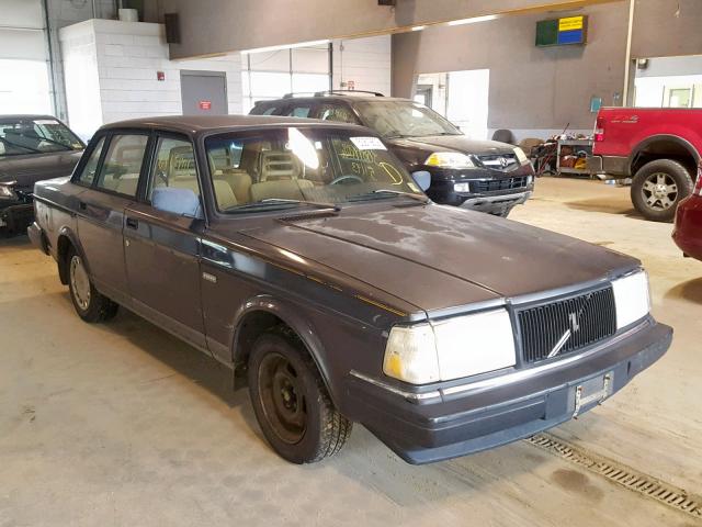 YV1AS8800N1469277 - 1992 VOLVO 240 BASE GRAY photo 1