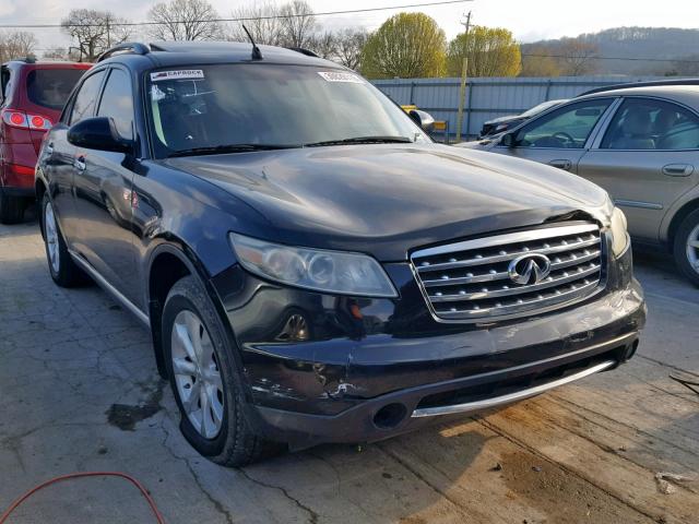 JNRAS08W76X201787 - 2006 INFINITI FX35 BLACK photo 1