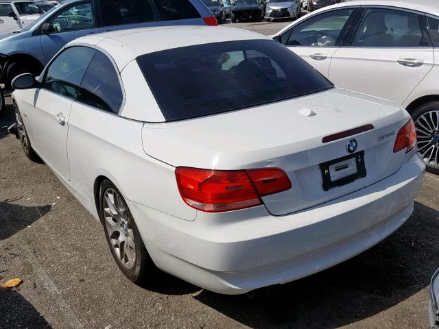 WBAWR33507PX78726 - 2007 BMW 328 I SULE WHITE photo 3