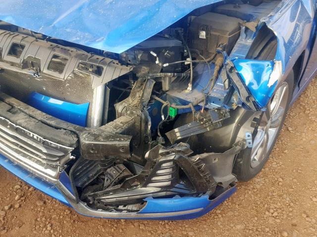 5NPE34AF9JH600785 - 2018 HYUNDAI SONATA SPO BLUE photo 9