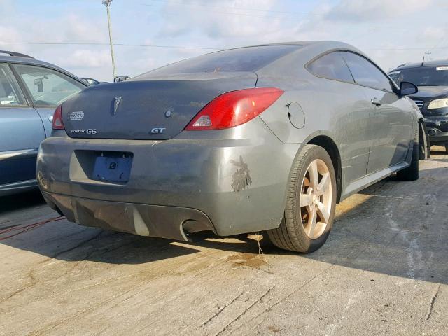 1G2ZH17N884174267 - 2008 PONTIAC G6 GT GRAY photo 4