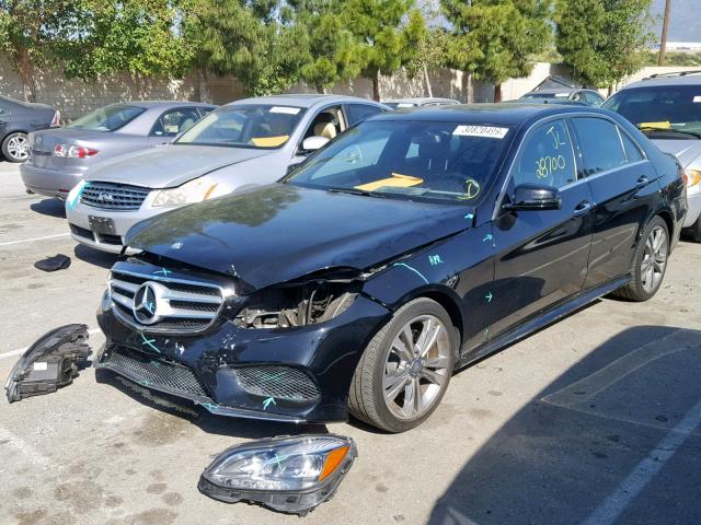 WDDHF5KB9EB053133 - 2014 MERCEDES-BENZ E 350 BLACK photo 2