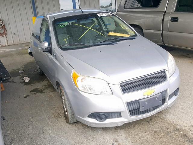 KL1TD6DE7BB126042 - 2011 CHEVROLET AVEO LS SILVER photo 1