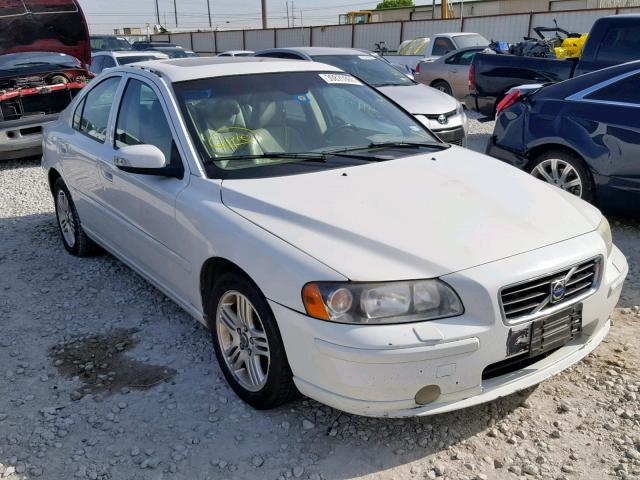 YV1RS592582690986 - 2008 VOLVO S60 2.5T WHITE photo 1