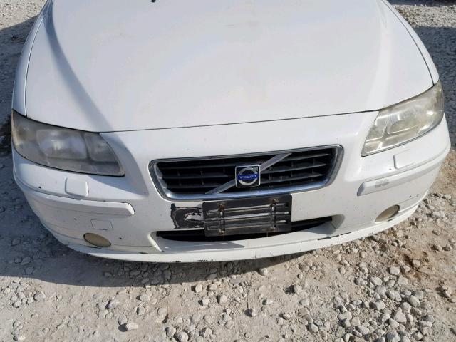 YV1RS592582690986 - 2008 VOLVO S60 2.5T WHITE photo 10