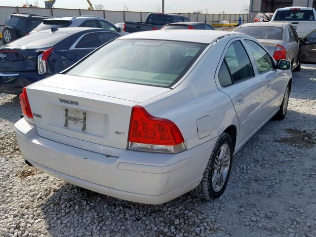 YV1RS592582690986 - 2008 VOLVO S60 2.5T WHITE photo 4