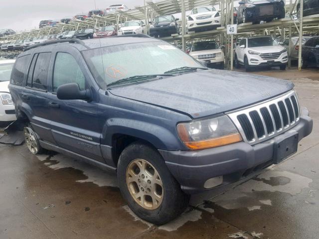 1J4GW38S92C169191 - 2002 JEEP GRAND CHER GRAY photo 1