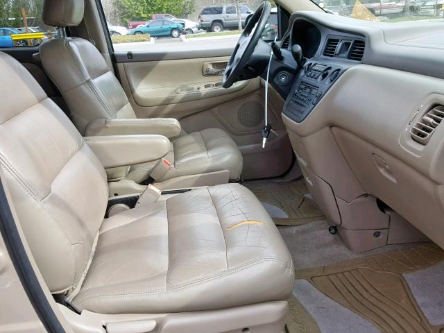 2HKRL1856YH009210 - 2000 HONDA ODYSSEY LX GOLD photo 5