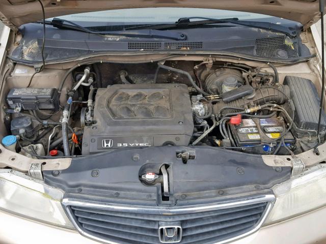 2HKRL1856YH009210 - 2000 HONDA ODYSSEY LX GOLD photo 7