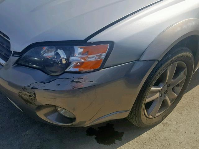 4S4BP86CX54322192 - 2005 SUBARU LEGACY OUT SILVER photo 9