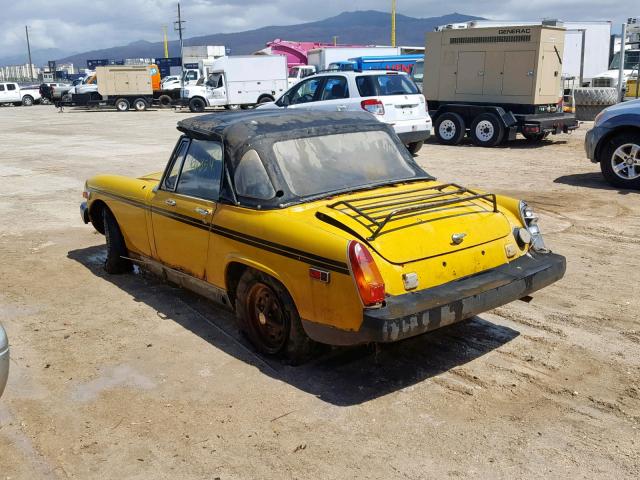 GAN6UL219464G - 1980 MG MGB YELLOW photo 3