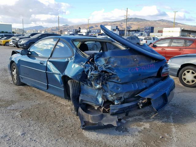 1G2WP12K72F214109 - 2002 PONTIAC GRAND PRIX 蓝色 照片 3