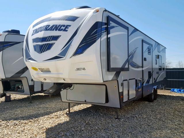 4YDF35528JZ996277 - 2018 ENDU CAMPER WHITE photo 2