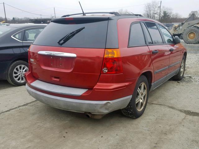 2A8GM48L47R366304 - 2007 CHRYSLER PACIFICA RED photo 4