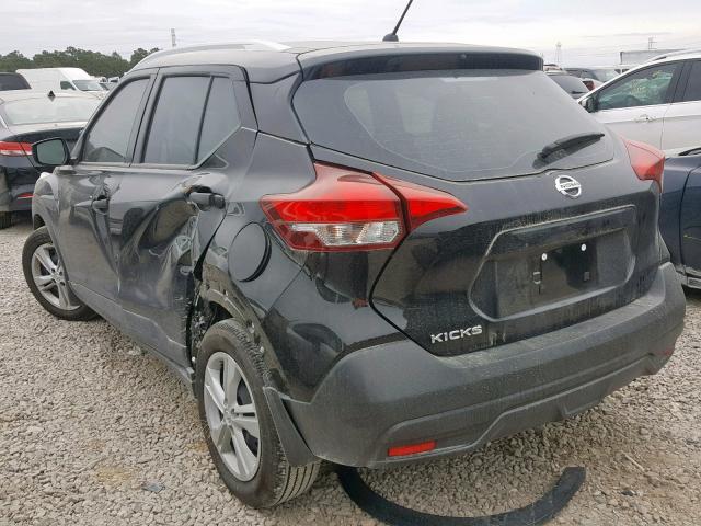 3N1CP5CUXJL500162 - 2018 NISSAN KICKS S BLACK photo 3